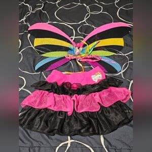 Hello Kitty Pink and Black Butterfly Costume with Skirt and Wings